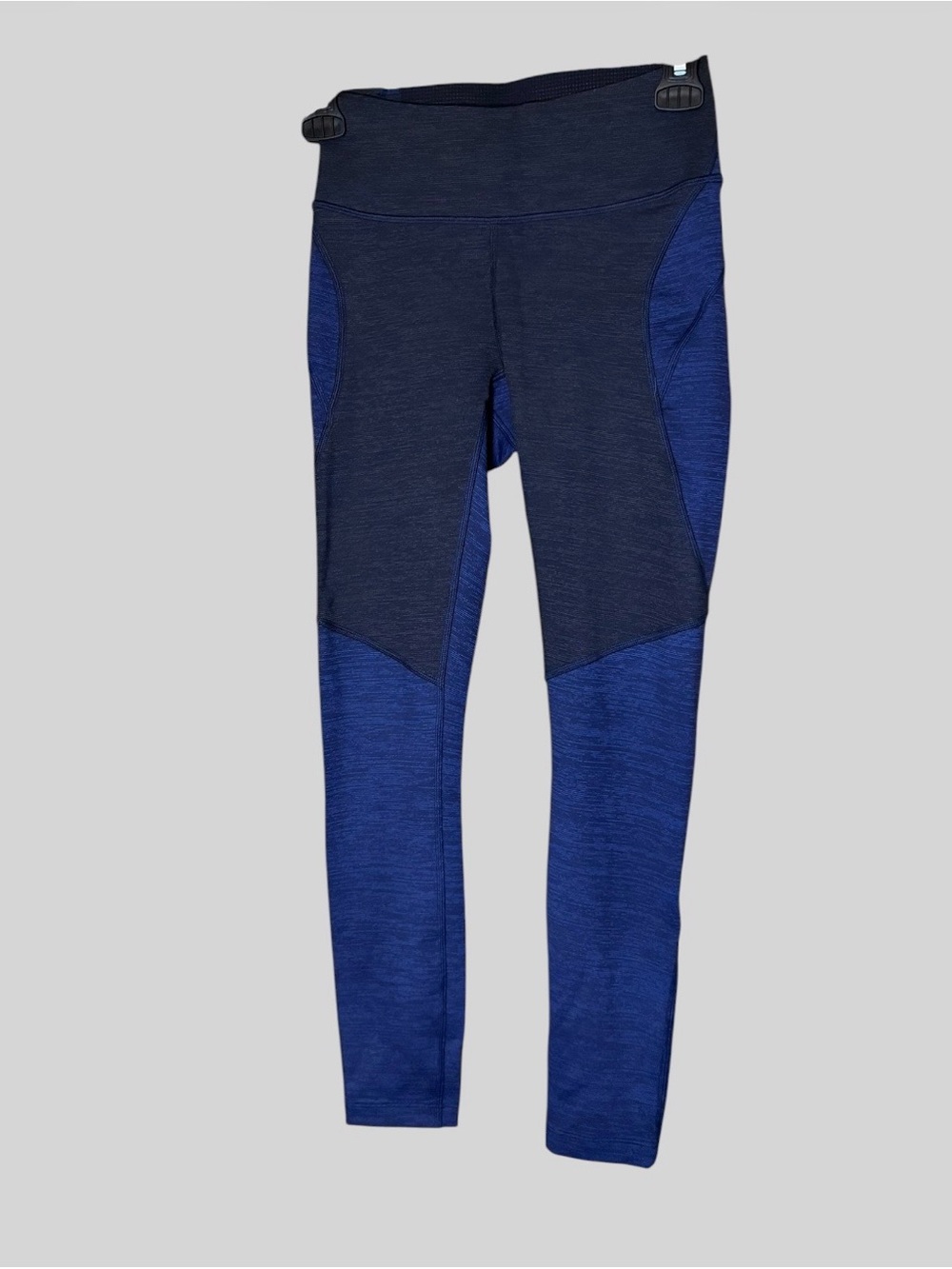 Outdoor Voices Navy and Royal Blue Panel Leggings